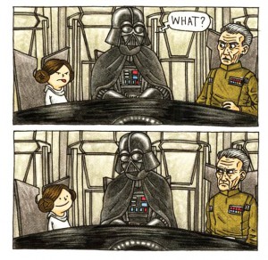 Vader and Daughter From the Book Vader's little Princess